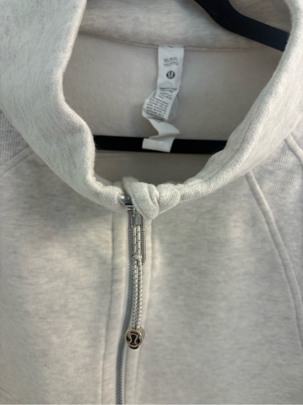 lululemon athletica Cropped Half-Zip Funnel Neck Sweater — Oatmeal - Picture 4 of 7